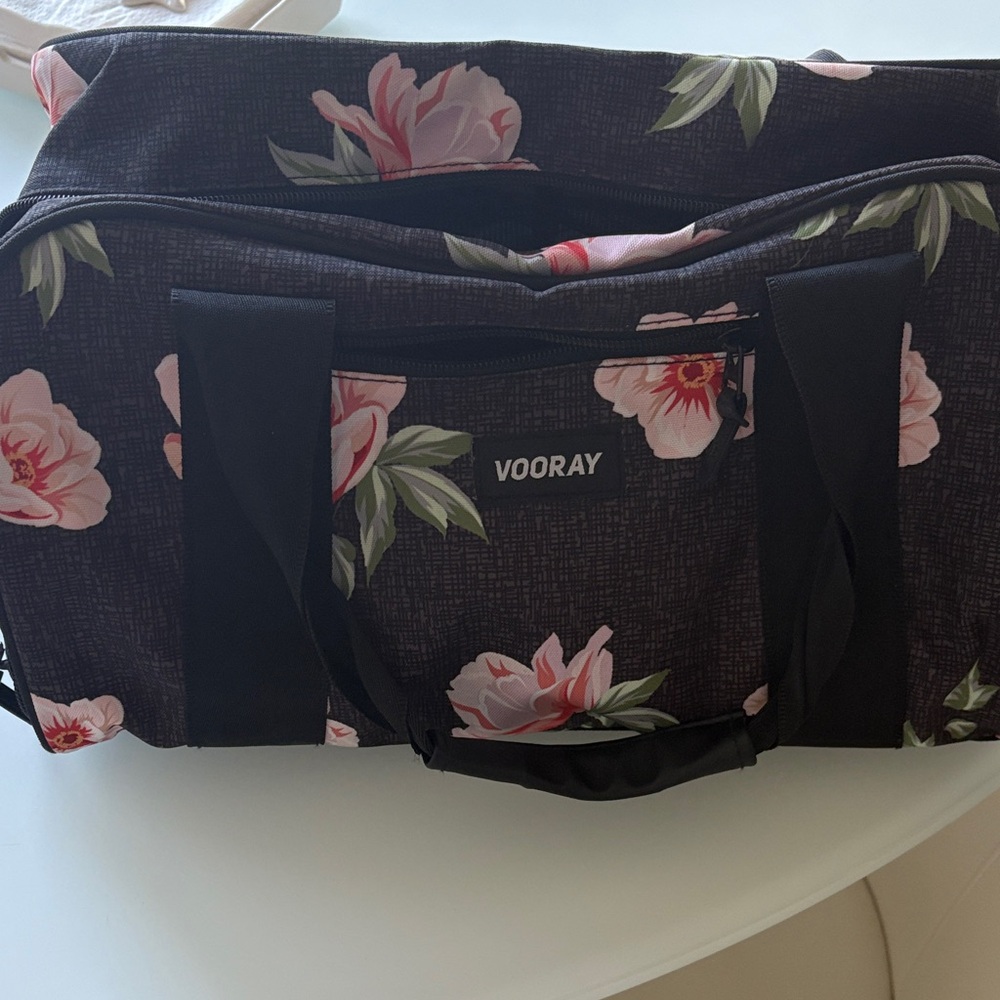 Vooray Floral Black Travel Bag